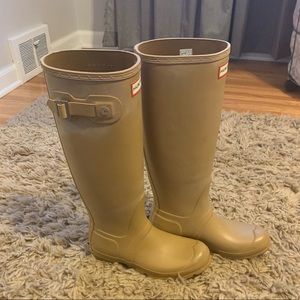Tall hunter rain boots